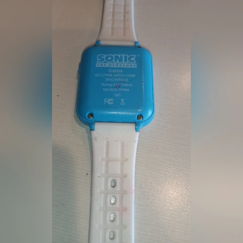 Sonic the Hedgehog Unisex Child iTime Interactive Smartwatch 40mm